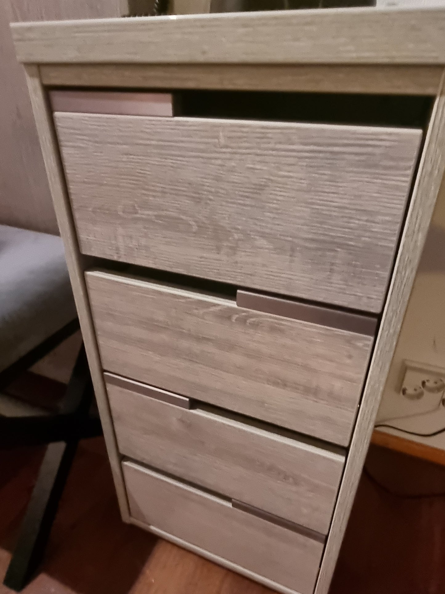 Kirjoituspöytä / työpöytä / apupöytä 110cm tai 130cm leveällä kannella. ( Laiva/ ristelilijä kaluste)