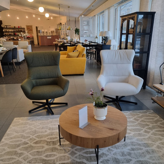 Ajaton nojatuoli vihreä, harmaa tai valkoinen