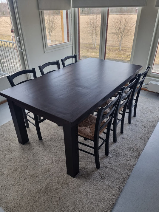 Loppuerä täysmahonkista Sydney ruokapöytää 195x105cm